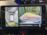 【パノラマモニター】専用のカメラにより、上から見下ろしたような視点で360度クルマの周囲を確認することができます☆死角部分も確認しやすく、狭い場所での切り返しや駐車もスムーズに行えます。