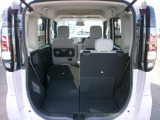分割でシートを倒せます☆