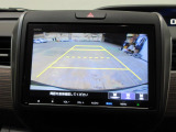 バックカメラの画像です。ガイドラインがスムースな車庫入れをサポートいたします!車庫入れの安心感がアップしますね☆