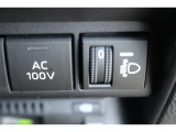 100V電源スイッチ。