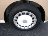 155/65R14インチ純正ホイールカバー装着ですね