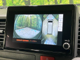 【パノラミックビューモニター】専用のカメラにより、上から見下ろしたような視点で360度クルマの周囲を確認することができます☆死角部分も確認しやすく、狭い場所での切り返しや駐車もスムーズに行えます。