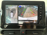 バック時に自車の真後ろの映像&上から見下ろした映像を映してくれますのでラクラク駐車が可能です(^_^)-☆