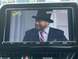 停車中にテレビや動画コンテンツを楽しめるTV画面。長距離移動の際の休憩時間に最適です。