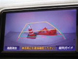 バックガイドモニターを装備しています、車庫入れもラクラクです。