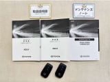 基本操作はもちろん、最近の車は装備もどんどん進化しているので困った時に役立つ取扱説明書、整備歴が確認できるメンテナンスノートが付いてます。安心ですね☆☆