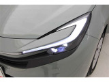 LEDヘッドライトです。デザイン性がよくとても明るいので、夜間の走行や悪天候でも安心です。しかも長寿命!