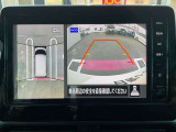 アラウンドビューモニターで全周囲が見えるのでバックや駐車が苦手な方も安心です。