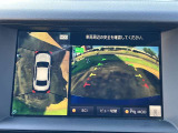 駐車時に安心、アラウンドビューモニター付きです。車の周りがモニターで見れるし、障害物があれば検知してブザーでお知らせします。