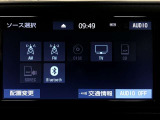 ラジオ、フルセグテレビ、CD再生、DVD再生、SD再生(音楽/動画)、SD録音(別途SDカードが必要です)、Bluetoothオーディオが使用可能です。詳しい仕様については展示店舗までお尋ねください。