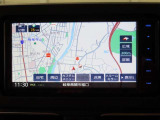 ナビゲーション付き車です 見知らぬ土地もスイスイ〜