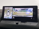 上から丸見えアラウンドビューモニター付きです。