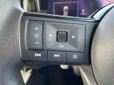 手元のスイッチでオーディオ操作出来ます☆視線をずらさなくて良いので安全運転にも一役かっていますね♪