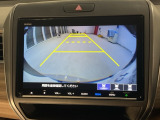 リアカメラ付で、後方をナビ画面で確認。車庫入れも安心です。もちろん、バックギアと連動しています。