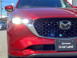 アダプティブLEDヘッドライト カメラや車速センサーと連動して、ハイ、ロー、ワイドローのLEDライトを常に最適な配光に自動制御する優れものです!