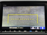 カラービジョンとガイド線で見やすい視点切替式のバックモニター。