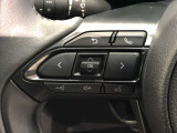 【ステアリングスイッチ】左です。ハンドルから手を離さず、運転に集中したまま手元でオーディオ操作等ができます。