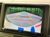 【バックカメラ】駐車時に後方がリアルタイム映像で確認できます。大型商業施設や立体駐車場での駐車時や、夜間のバック時に大活躍!運転スキルに関わらず、今や必須となった装備のひとつです!
