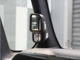 ◆サイドビューサポートミラー◆車の左前の見ずらい所・助手席側のドアの下あたりの見づらい所を映すから、駐車がずっとラクになります。