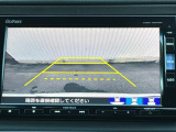 カラービジョンとガイド線で見やすい視点切替式のバックモニター。