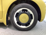 純正ホイール☆Honda車にぴったりなデザインのホイールカバー付です。