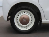 【ホンダ純正ホイールカバー付きスチールホイール】タイヤサイズは『155/65R14』残溝はフロント・リア共に残りが7分山程度です。