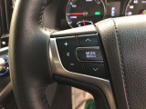 【ステアリングスイッチ】前方から目を離したり、ステアリングから手を離すことなく、手元のスイッチで様々な操作が行えます。