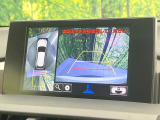 【パノラミックビューモニター】専用のカメラにより、上から見下ろしたような視点で360度クルマの周囲を確認することができます☆死角部分も確認しやすく、狭い場所での切り返しや駐車もスムーズに行えます。