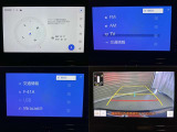 ナビ、メニュー画面、バックモニターの画像です。