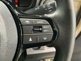 クルーズコントロールを装備しています。高速道路などで一定の速度で走ってくれるので運転が楽ですよ!速度を設定できますので、スピードの出しすぎにも注意できます。