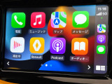●Apple Car Play:スマホとの有線接続で、ナビ・オーディオ再生などスマホのアプリ機能が画面でも使える便利機能です!