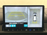 リアカメラ付で、後方をナビ画面で確認。車庫入れも安心です。もちろん、バックギアと連動しています。
