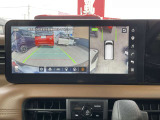 車両を上から見ているようなアラウンドビューモニターの映像をナビゲーション画面に映し出してくれるので、小さなお子様や障害物を確認できます。運転のしやすさはもちろん、事故防止にも役立ちます!