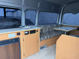 車内に専用スペースを確保!キャンピングカーならではの使い方が広がります。