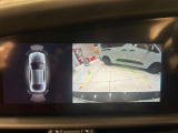 駐車補助線付きバックカメラ。