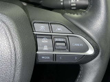 ステアリングスイッチ付き。前方から目を離すことなく操作することが可能です。
