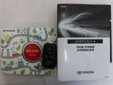 メンテナンスノート付きです。過去の整備記録を確認したり、お車の状況にあった整備をすることに役立ちます。