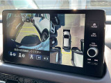 マルチビューカメラ装着済!死角になりやすい後方もとても見やすいです☆車庫入れに自信がない方や縦列駐車が苦手な方にも、オススメな機能です!車の全体が見れますので安心度もアップ!