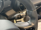 輸入車のため、ウィンカーレバーとワイパーレバーの配置は国産車と左右が逆となります。操作に慣れるまでは違和感がありますが、使用を重ねることで自然に扱えるようになります。