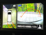 【アラウンドビューモニター】専用のカメラにより、上から見下ろしたような視点で360度クルマの周囲を確認することができます☆死角部分も確認しやすく、狭い場所での切り返しや駐車もスムーズに行えます。