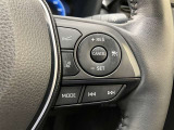 ステアリングスイッチ付き。前方から目を離すことなく操作することが可能です。