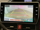 安心のバックモニター!ガイドがあって夜間でもよく見えます!