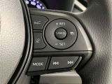 レーダークルーズコントロール(車速追従機能)付きです。車速に応じて追従支援してくれるので、ロングドライブも快適です。詳細は販売店スタッフまでおたずねください。