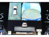 バックギアに入れるとバックカメラの映像がナビに映ります。障害物までの距離もわかりやすいです。