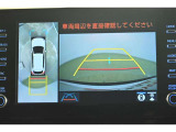 専用のカメラにより、上から見下ろしたような視点で360度クルマの周囲を確認することができます☆縦列駐車や幅寄せ時に活躍してくれます