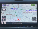 ホンダ純正メモリーナビ付きなので、迷わず目的地まで安心。