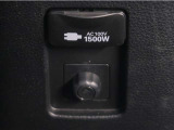 非常時やキャンプ等に役立つAC100Vコンセント付きです。