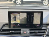 サラウンドビューカメラ装備 車両の4つのカメラから得た映像を合成し、上空から眺めているような映像をモニターに映し出します。車両周辺の歩行者や障害物などの発見に役立ちます。