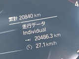 注目の走行距離です!この走行距離は魅力です!(試乗等で走行距離が増える場合もございます)