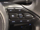 クルーズコントロールを装備。一定速度でのクルージングをサポートし、長時間の運転によるドライバーの疲労を軽減します。